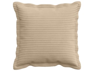 Lot de 6 housses de coussin houten taupe 50 x 50 cm velours côtelé cf49862