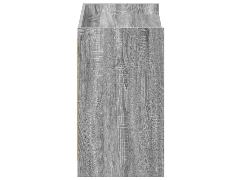  Meuble à chaussures, cabinet à chaussures sonoma gris 85x39,5x70 cm  - Conforama E