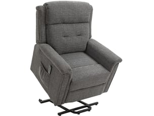 Fauteuil relax électrique  <strong>FLORAGRACE</strong> Polyester gris
