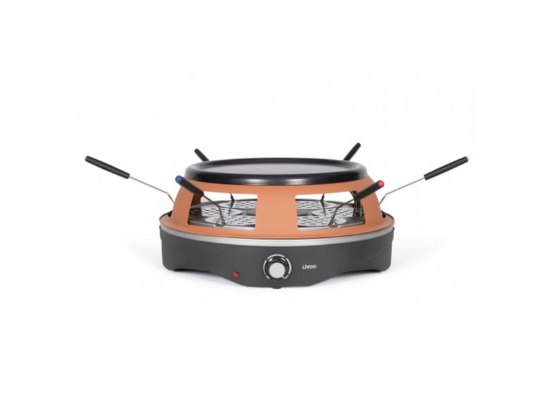 Livoo - mini four à pizza 1200w marron doc304 - DOC304