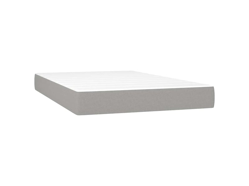  Matelas de lit à ressorts ensachés fermeté moyenne gris clair 120x200x20 cm shl70863  - Conforama A