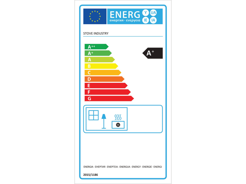  Poêle à granulés étanche gioia 9 kw - noir  - Conforama E