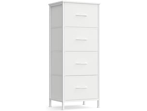 Commode de rangement 30 x 39,6 x 95,2 cm 9 tiroirs pratique entrée moderne en mdf blanc 12_0012508