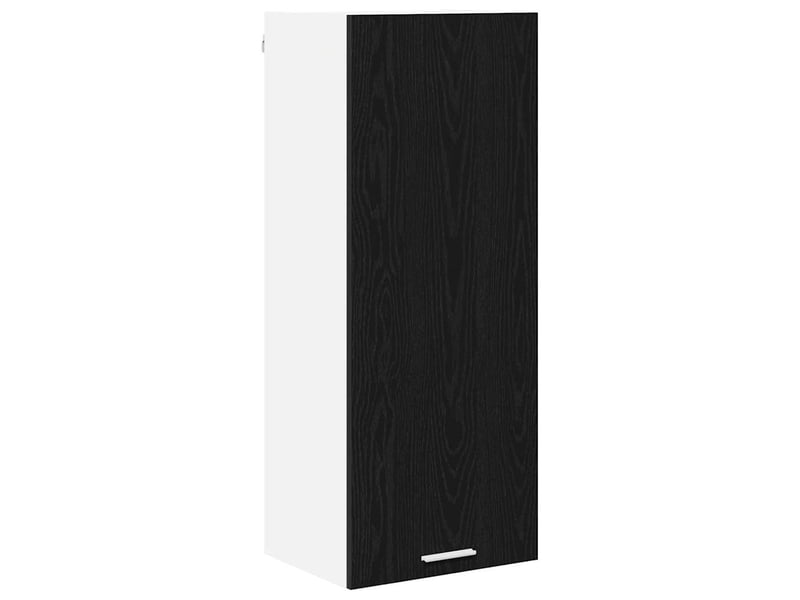 Meuble de rangement, armoire suspendue chêne noir 40x31x100cm bois d'ingénierie shl548 - Conforama A