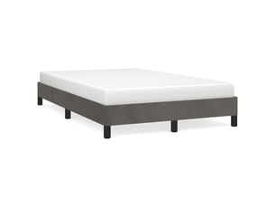 Lit 2 places 120x190cm coloris gris
