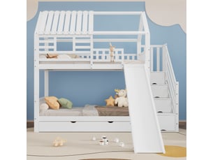 Lit jeune coloris blanc 180 cm <strong>SWEIKO</strong>  <strong></strong>