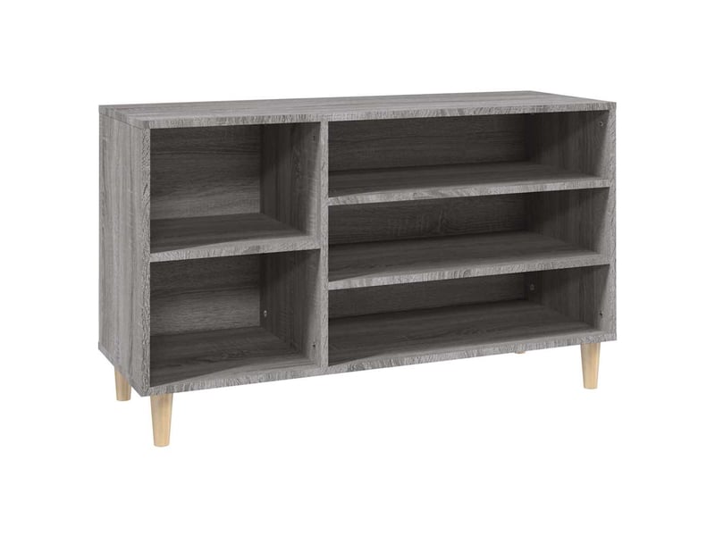  Armoire à chaussures sonoma gris 102x36x60 cm bois d'ingénierie shl4963  - Conforama A