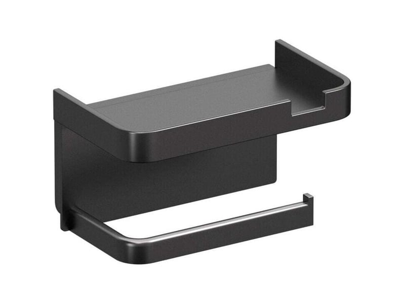  Porte papier toilette, acier inox auto-adhésive et mural pour salle de bain suspension murale sans clous  - Conforama A