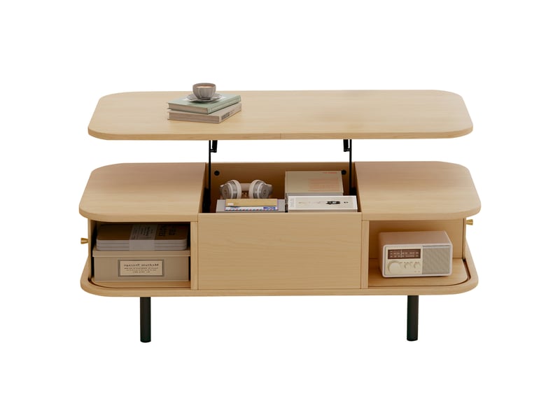  Table basse relevable 101 x 51 cm en mdf  - Conforama A