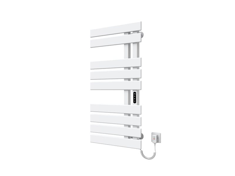 Sèche-serviettes électrique intelligent emke 1000 x 500 mm 320w, radiateur salle de bain connecté wifi, blanc  - Conforama A