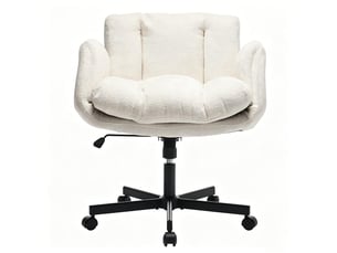 Chaise de bureau PANGIVO DE5028BG avec assise réglable en hauteur