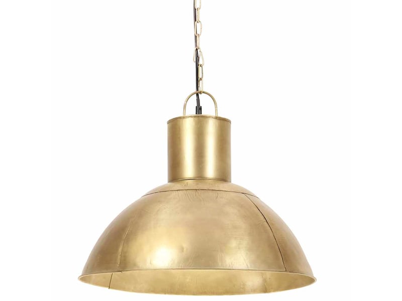  Lampe suspendue, suspension luminaire 25 w laiton rond 48 cm e27  - Conforama A