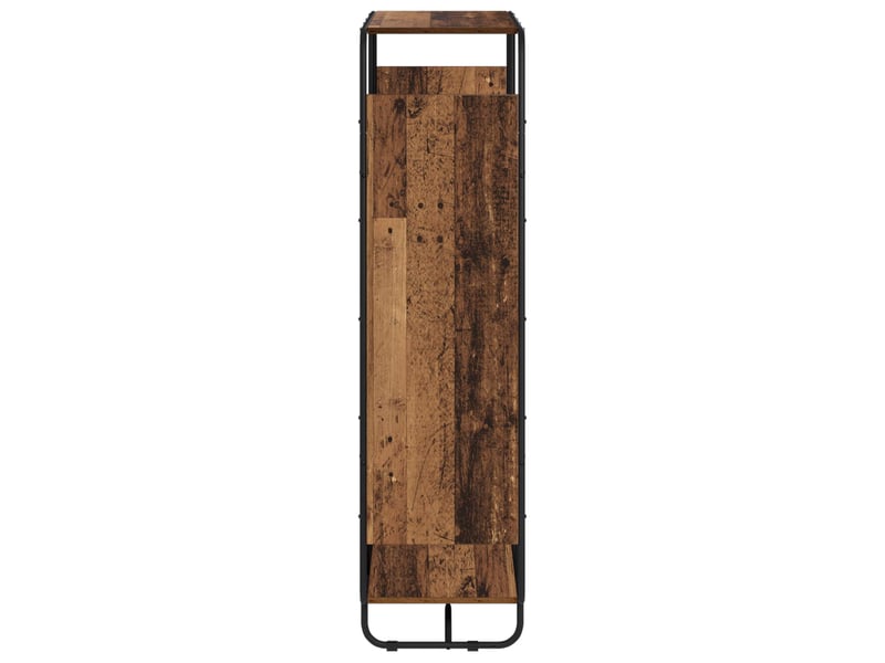  Buffet haut, buffet de rangement bois ancien 93.5x37.5x144 cm bois d'ingénierie  - Conforama D