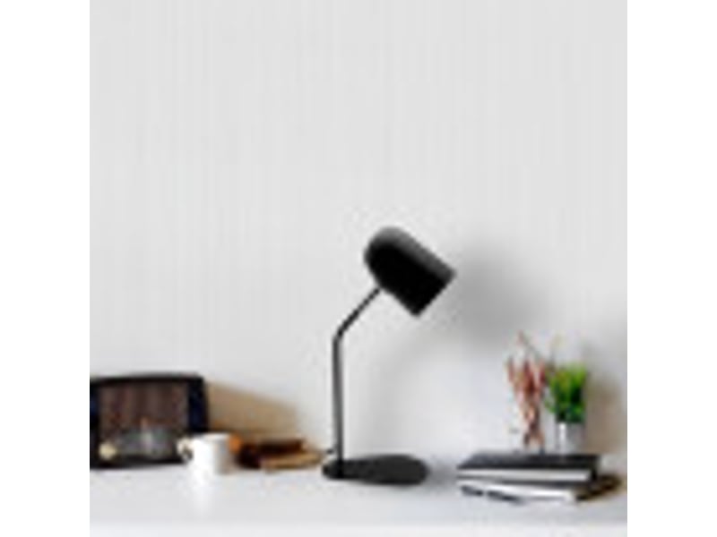  Lampe de bureau fabrilamp didac 1 x e14 noir 40 x 10 x 20 cm articulée orientable 161671009 - Conforama D