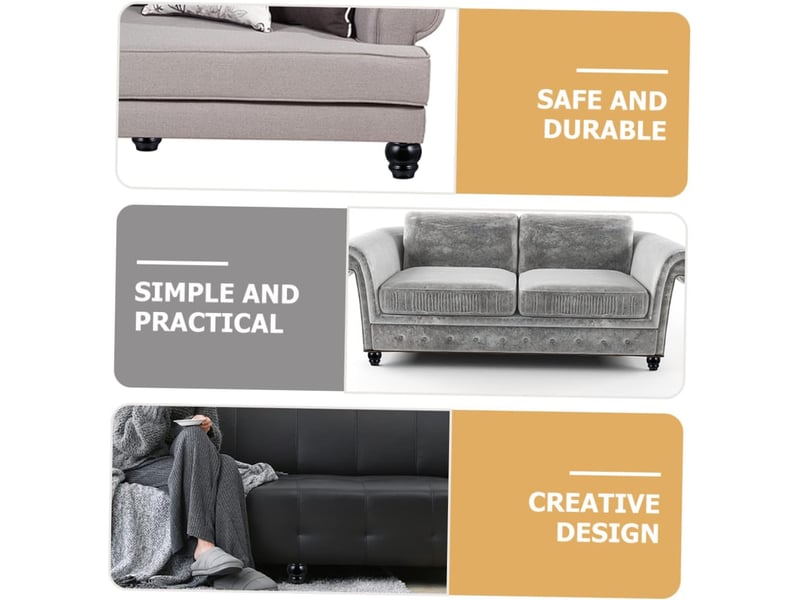  4pièces meuble bois de style moderne lot rechange pour tables basses et meubles de salon  - Conforama C