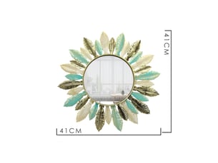 Miroir  à poser coloris jaune <strong></strong>  <strong></strong> - 1 cm x 1 cm