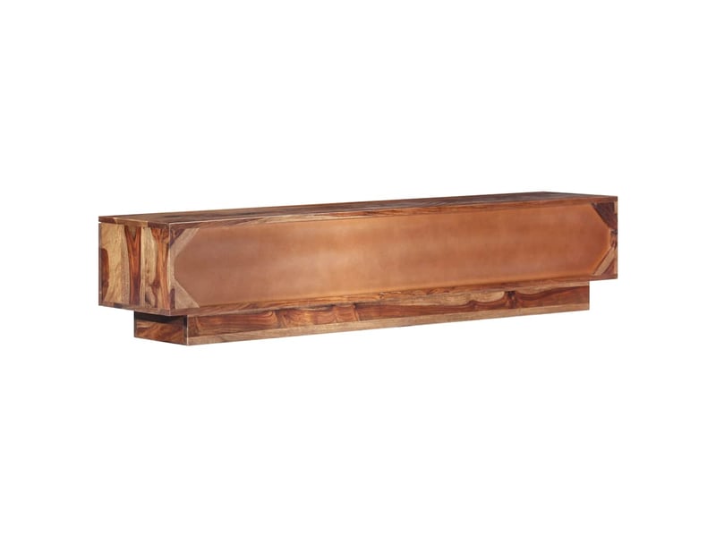  Meuble tv - banc tv - meuble de rangement 145x30x30 cm bois massif  - Conforama C