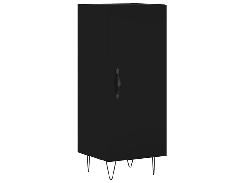  Buffet - bahut - meuble de rangement noir 34,5x34x90 cm bois d'ingénierie  - Conforama A
