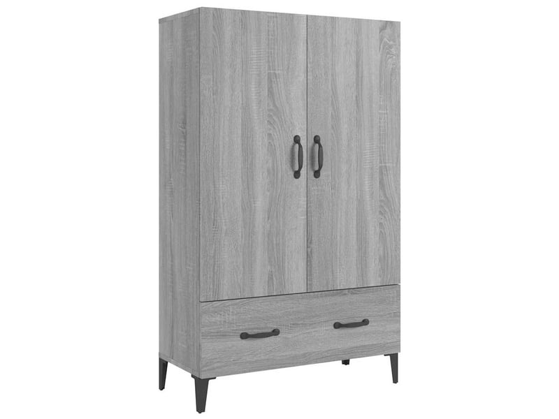  Buffet - bahut - meuble de rangement sonoma gris 70x31x115 cm bois d'ingénierie  - Conforama A