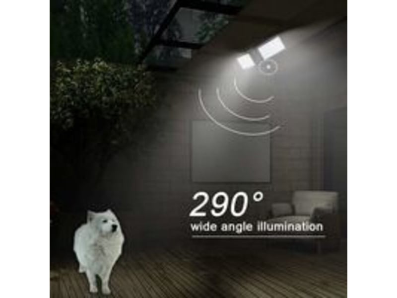 Projecteur led avec détecteur de mouvement réglable, étanche ip65, blanc lumière du jour, garage et entré  - Conforama C