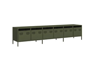 Meuble tv coloris vert 202 cm <strong></strong>  <strong></strong>