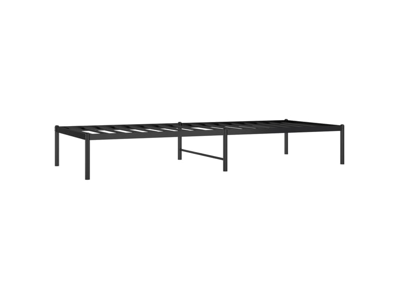 Lit simple- lit adulte - cadre de lit métal noir 80x200 cm - Conforama B