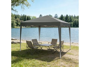 Pavillon pop-up moderne portable avec sac de transport, pour fêtes et extérieur
