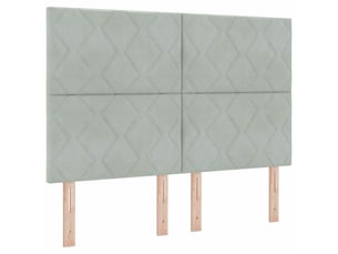 Tete de lit A poser largeur 160 cm <strong></strong> <strong></strong> argenté