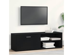 Meuble tv coloris noir 120 cm <strong></strong>  <strong></strong>