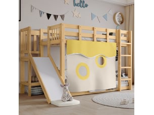 Lit superposé 2x90x200 cm <strong></strong> <strong></strong> coloris naturel