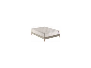 Ensemble matelas et sommier 160x200 cm Ressorts ensachés <strong>EPEDA</strong> <strong>7725221</strong> soutien Ferme épaisseur 26 cm