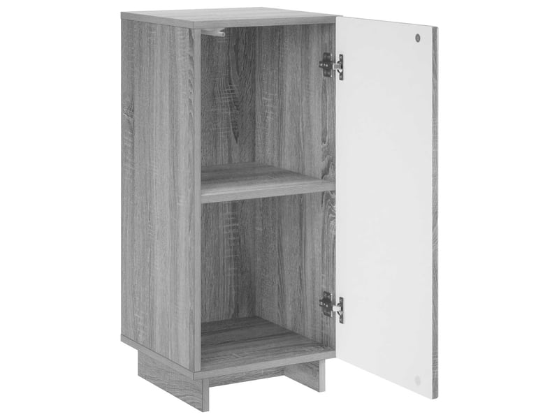  Buffet salon, buffet de rangement sonoma gris 33,5x34,5x75 cm bois d'ingénierie shl34798  - Conforama C