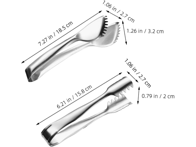  2pièces pince à glaçons petite pince alimentaire de cuisine pratique pour maintenir place aliments comme sucre et glaçons No Commercial reference - Conforama E