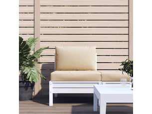 Lot de 2 coussins de palette, coussins de canapé beige tissu oxford cf59494