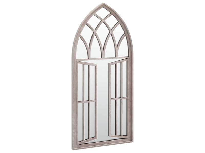  Miroir de jardin, miroir décoratif sable 100x45cm fer pour utilisation extérieure cf62715  - Conforama C
