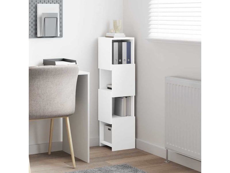  Meuble d'angle, meuble de rangement salon 25,5x25x102cm bois d'ingénierie  - Conforama D
