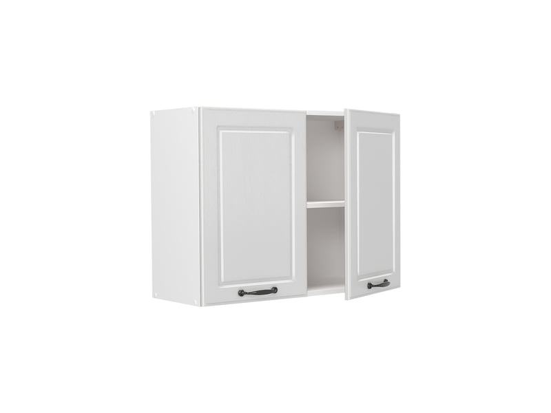 Vicco armoire en verre, blanc campagneblanc, 80cm  - Conforama C