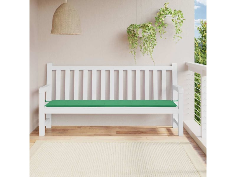  Coussin de banc de jardin, coussin d'assise vert 200x50x3 cm tissu oxford cf52860  - Conforama B