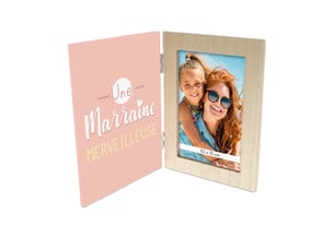 Stc cadre photo double une marraine merveilleuse