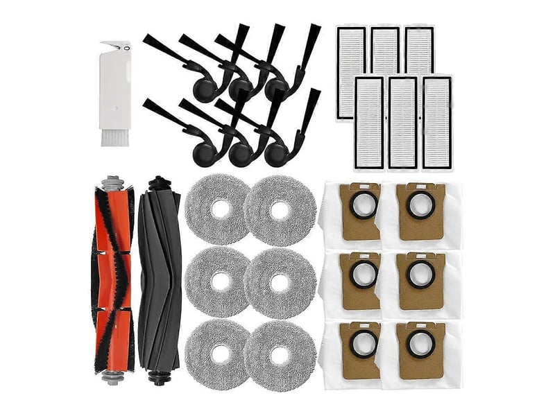 Accessories kit for xiaomi robot vacuum 5 5 pro replacement parts including main brush,rubber brush, filters, dust bags - Conforama A