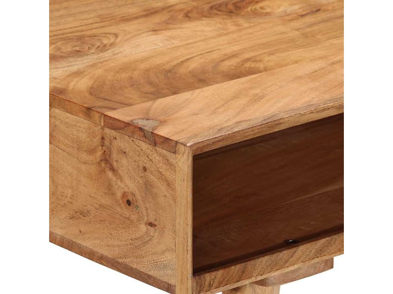  Table de console, console meuble 110x50x76 cm bois d'acacia massif  - Conforama E