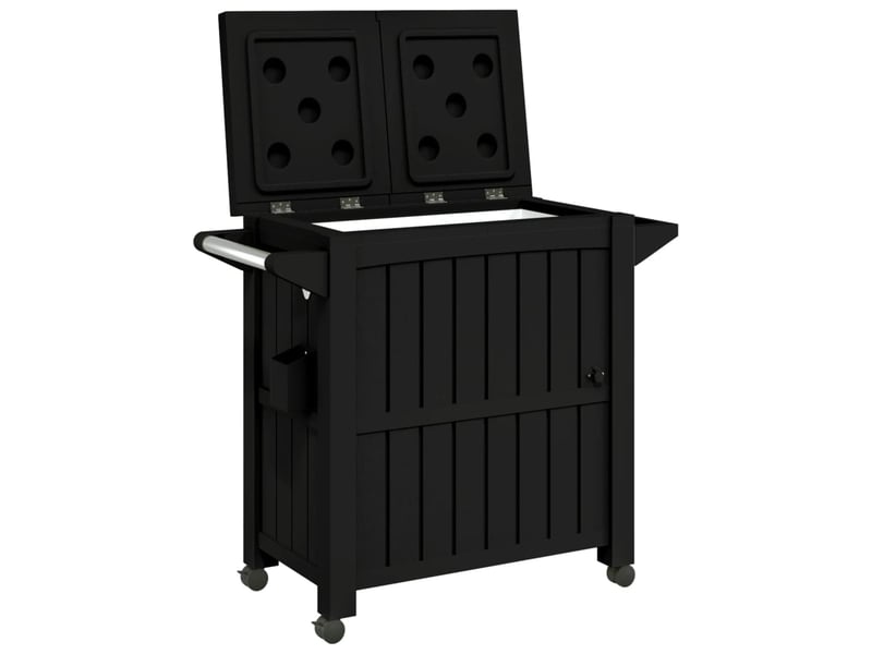 Chariot de service 3 en 1 noir polypropylène - Conforama A