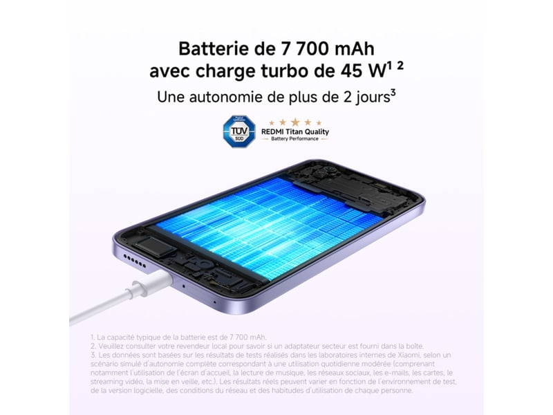  Smartphone 5g redmi note 17 6.99 amoled 6 go 256 go 50 mp 45w violet 421705_AADKZ58218_6_DROPFR - Conforama D