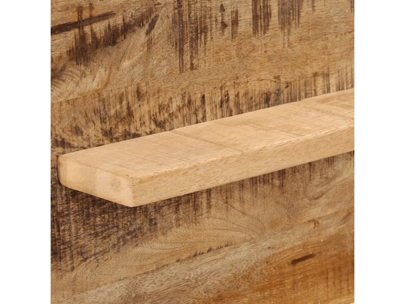  Miroir, miroir décoratif avec étagères 80x8x55 cm verre et bois massif manguier cf62689  - Conforama E