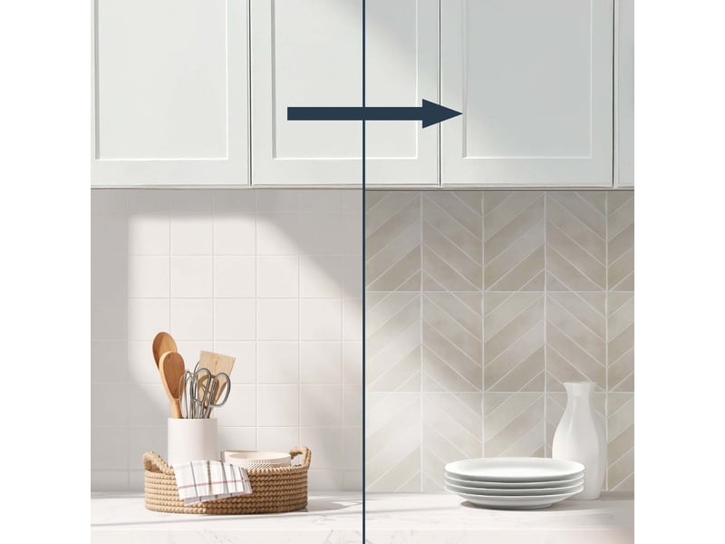  Sticker adhésif carrelage parma 25x30cm naturel  - Conforama E