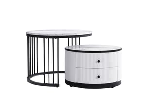Table basse  coloris blanc AVELIO 