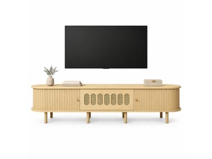 Meuble tv coloris bois clair 180 cm MODENVIE  