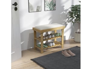 Meuble à chaussures 6 paire(s)  <strong>DESVIAE</strong>  <strong></strong> coloris beige