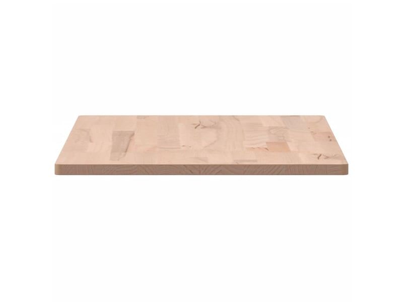 Comptoir de salle de bain, plan de travail 100x50x1,5 cm bois massif de hêtre cf65698  - Conforama E