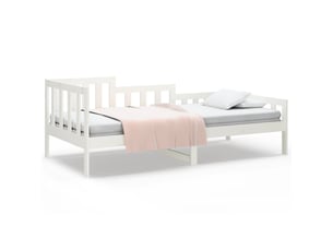Lit simple 90x200 cm    coloris blanc